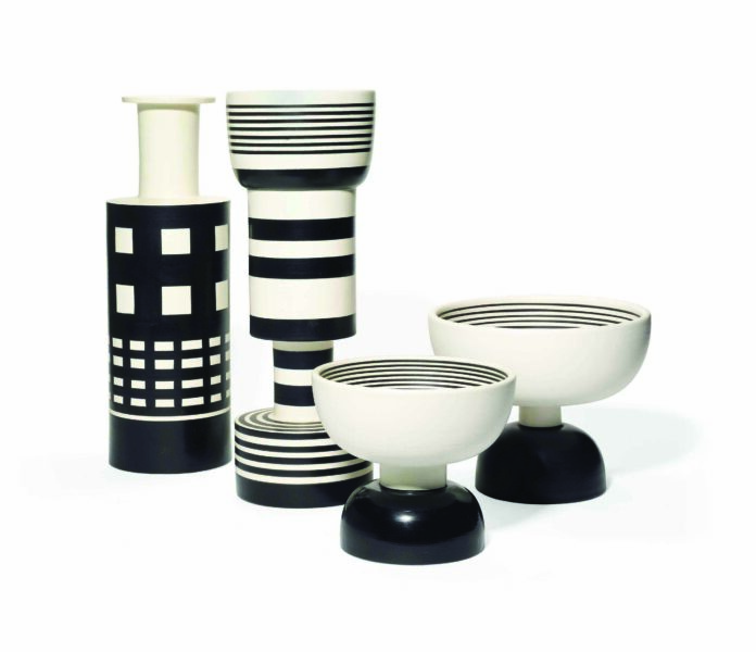 2013_CSK_08291_0418_000(a_group_of_four_ettore_sottsass_hollywood_series_ceramic_vases_designe)
